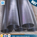 Water or oil filter stainless steel 304 316 mesh 9"*1" diameter 25 50 100 micron terp tube